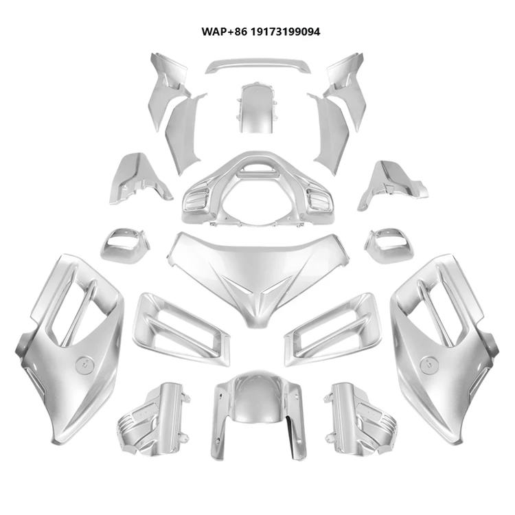 

High Performance ABS Painted Silver Bodywork Full Fairing Set Fit for Honda-Goldwing GL1800 2012-2017
