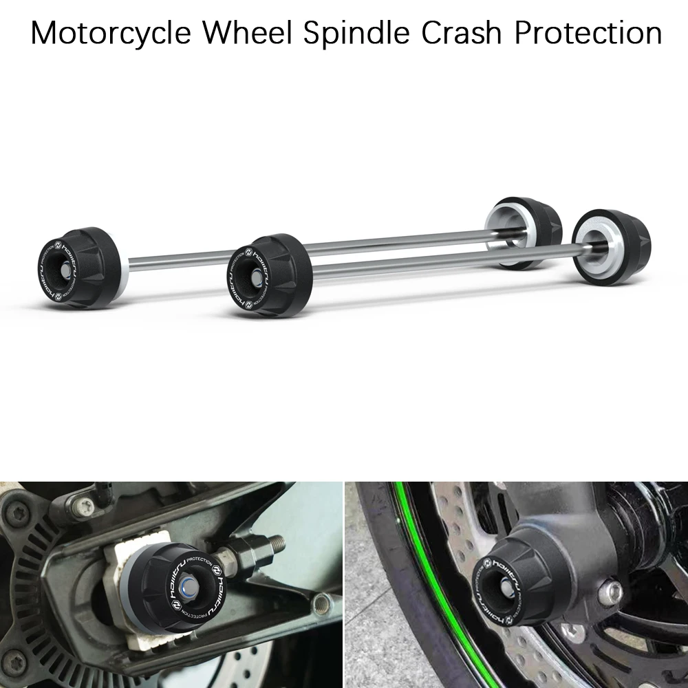 For Yamaha MT-09 XSR900 Tracer 9 2021-2025 Front Rear Wheel Protector Axle Fork Crash Slider Fit Accessories