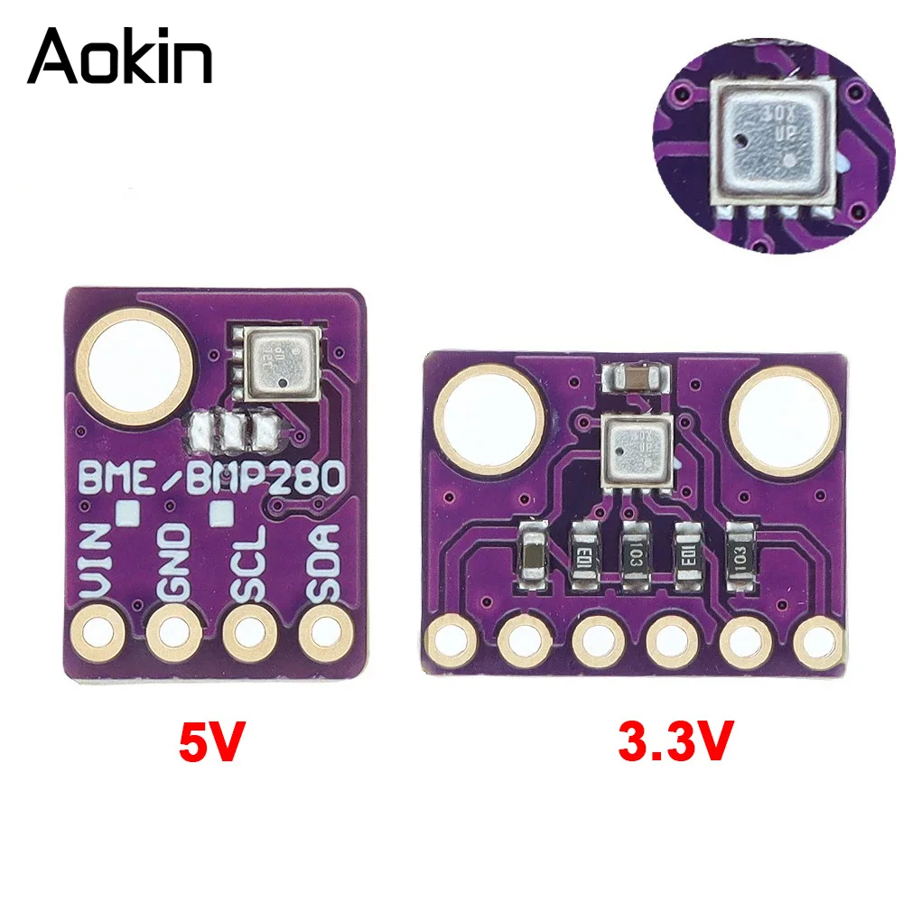 BME280 5V 3.3V Digital Sensor Temperature Humidity Barometric Pressure Sensor Module I2C SPI 1.8-5V