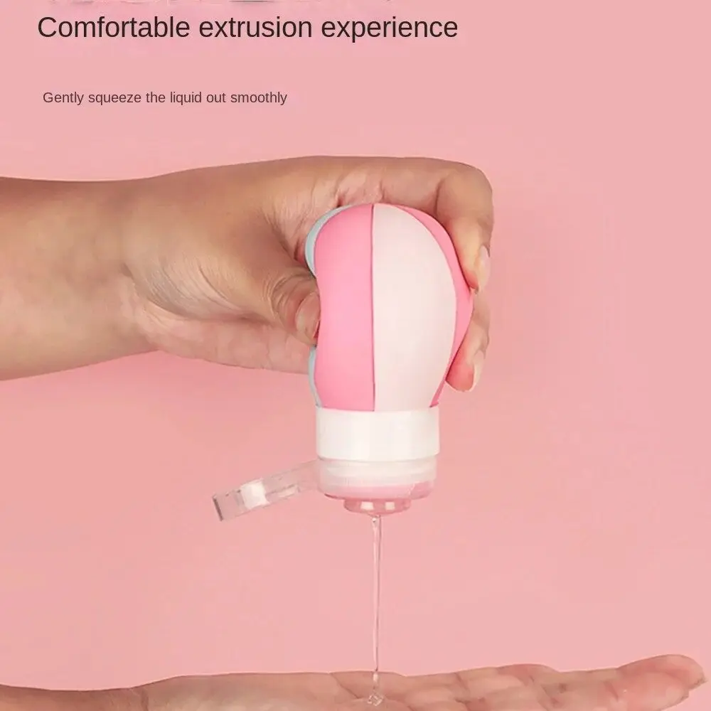 Mini bottiglia di erogazione portatile Bottiglia da viaggio in silicone riutilizzabile comprimibile Bottiglie da spremere
