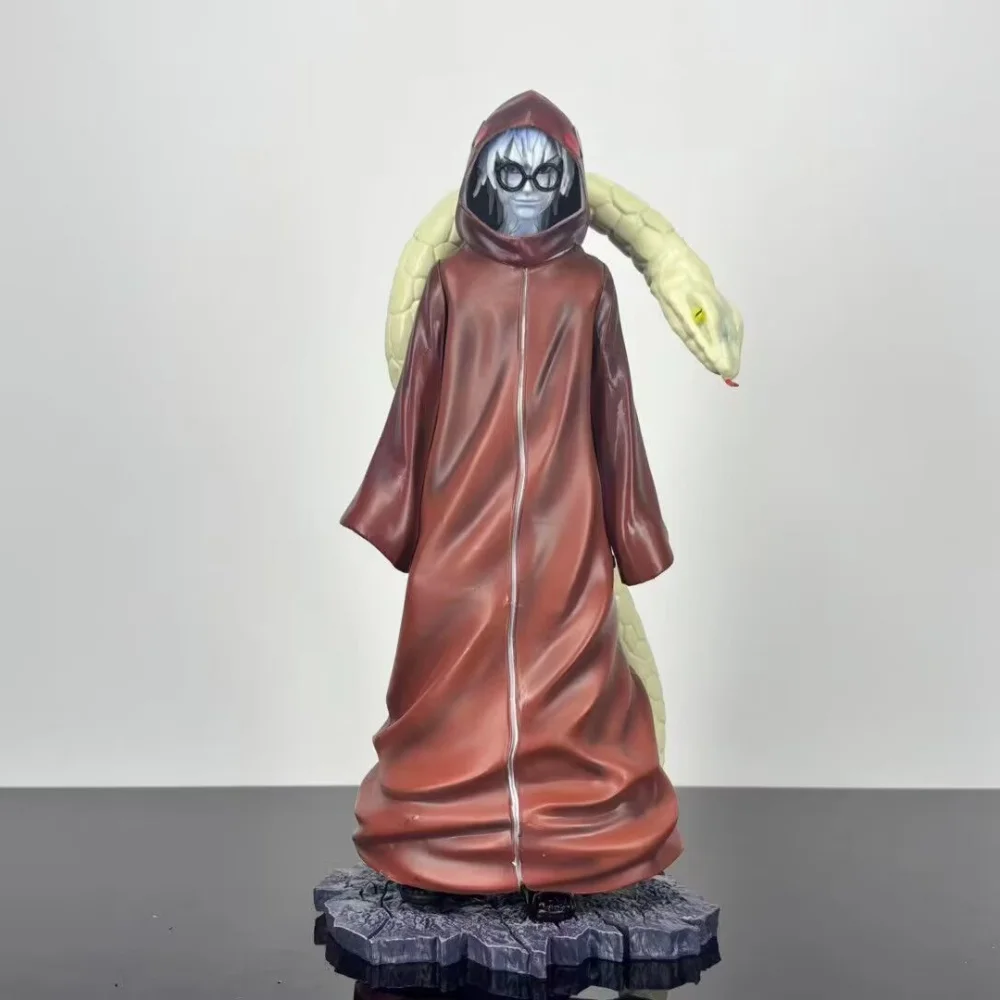 Figura de acción de PVC de Anime Naruto Yakushi Kabuto, modelo coleccionable, muñeco de juguete de 28 cm