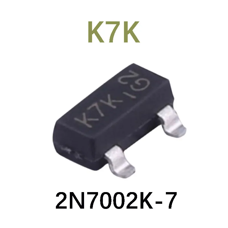 10 unidades/lote, nuevos diodos transistores originales 2N7002K-7 SOT-23-5, marcado: K7K