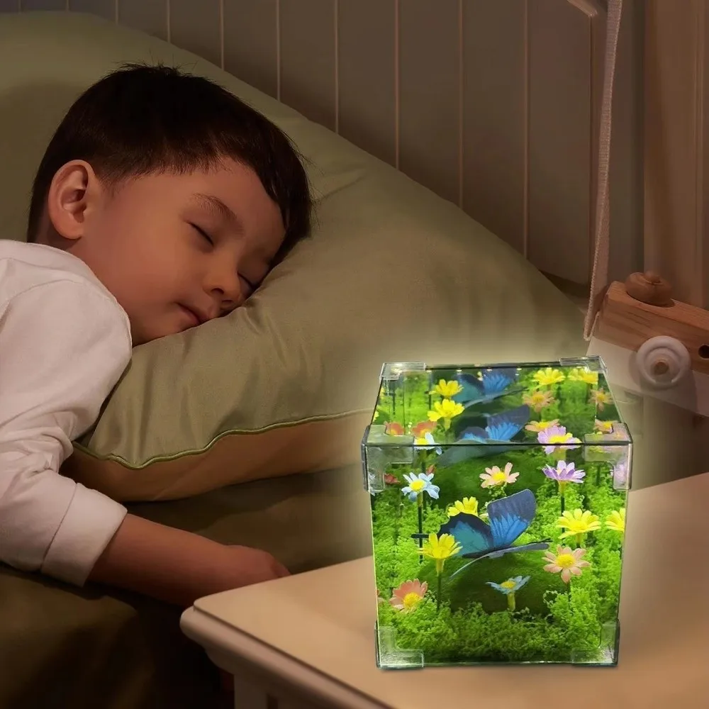 جديد DIY مصباح ضوء الليل اليدوية المنتجات غير المكتملة مواد إضاءة ليلية صغيرة التوصيل والتشغيل أجواء الإضاءة الديكور