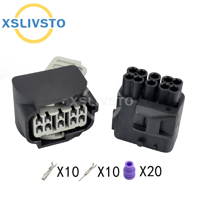 

5/10 Sets10 Pin Male Female Plug Sumitomo 1.0mm Series Waterproof Auto Connector For Toyota Honda Nissan 6181-6481 6189-6906