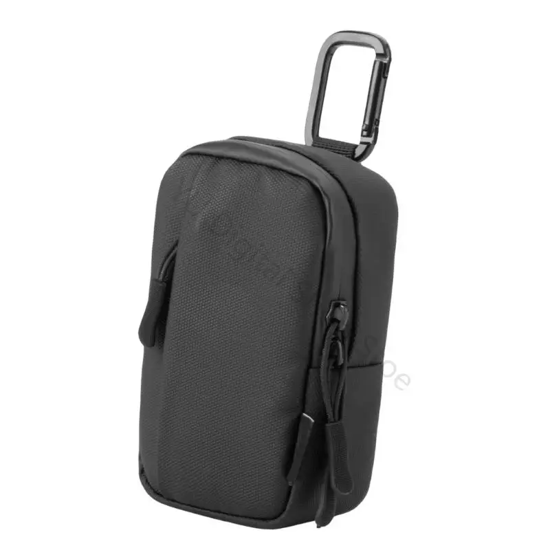 96BA Kompakte Kameratasche mit Reißverschluss für TG7/TG6/TG5/TG4 Kameragehäuse, schwarze Nylontasche mit Karabiner für – Detail 9