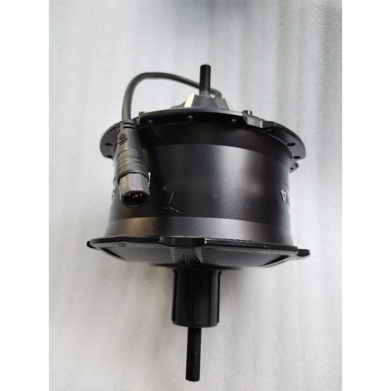 ATV snowmobile rear wheel motor 48vv500W cassette flywheel brushless toothed motor, disc brake left outlet
