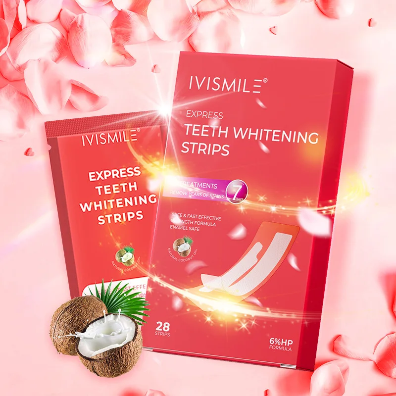 

Whitening Smile Teeth Patches 6%HP Wet Patches Gentle Teeth Whitening Patches Set to remove yellow, bright and white teeth