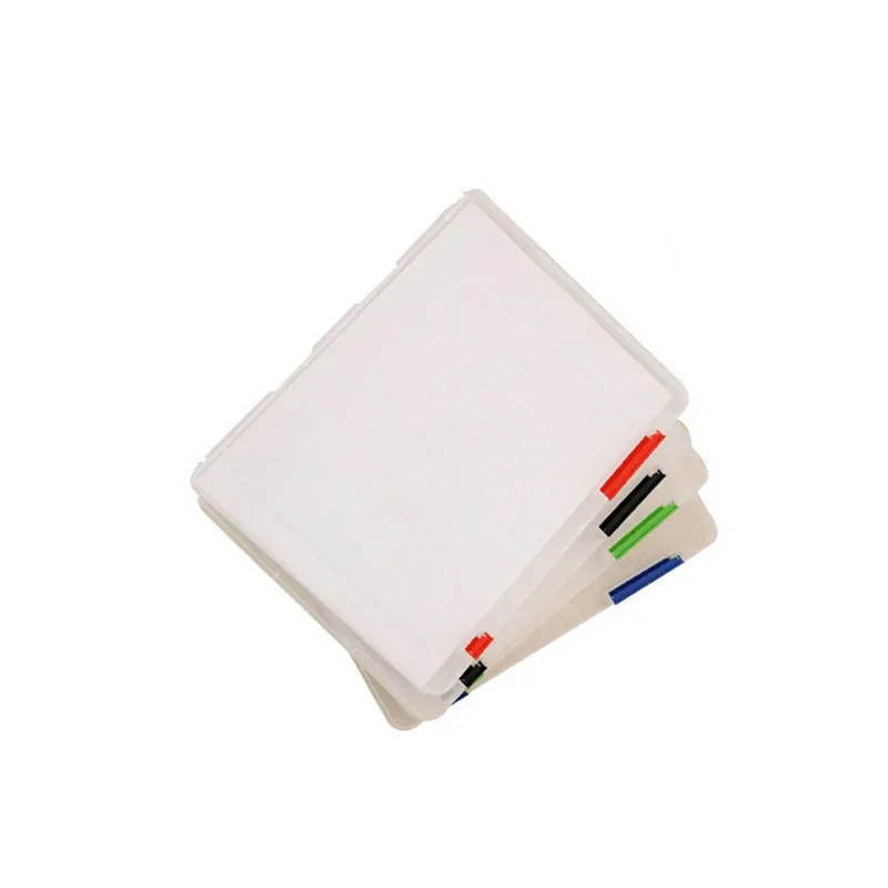 

Portable Transparent Plastic Document File Folder Organizer A4 Storage Box Paper Organizer