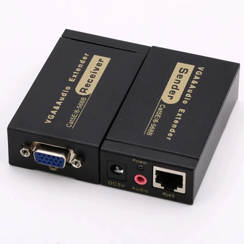 

Video Extender Supports 1920x1440 Vga Audio Extender Network Extender Dc5v Power For Digital Video Recorder Laptop Long