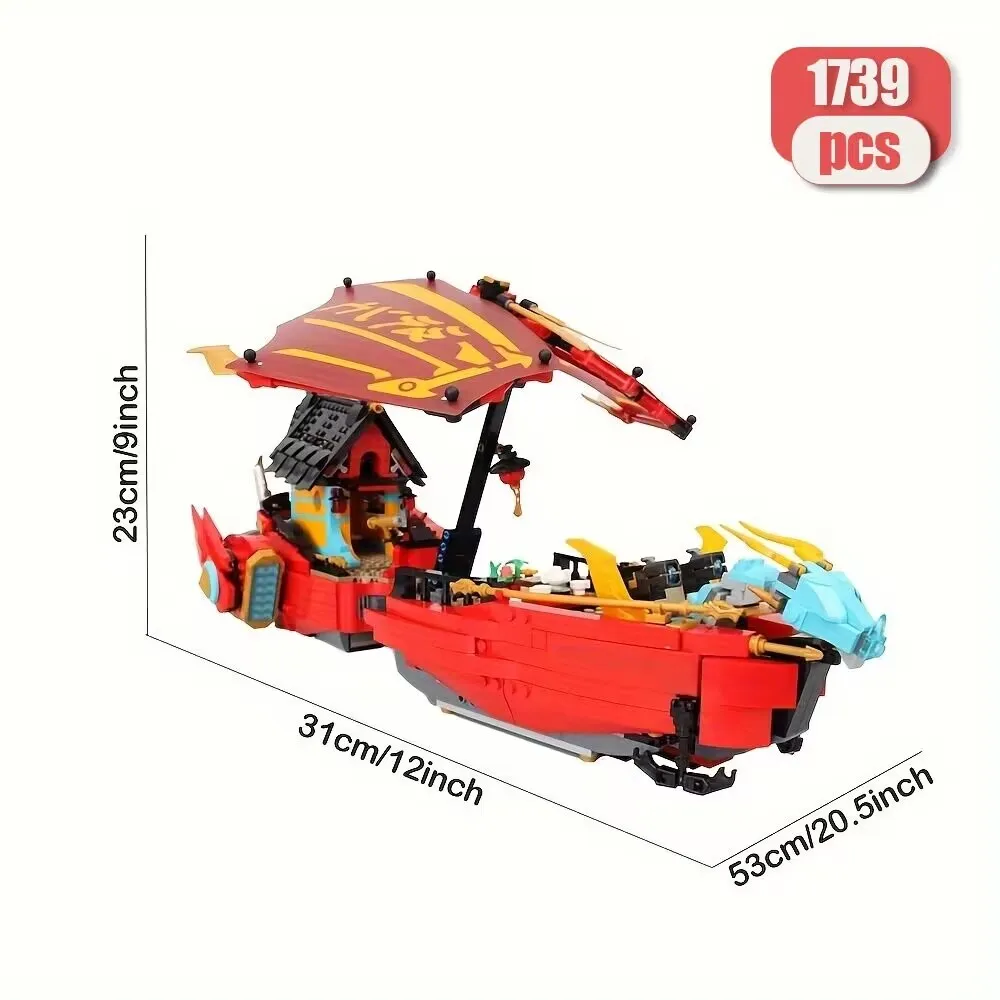 

creative ideas seagoing vessel moc building block bricks model toy for Friends Birthday Gifts Christmas Halloween 1739pcs