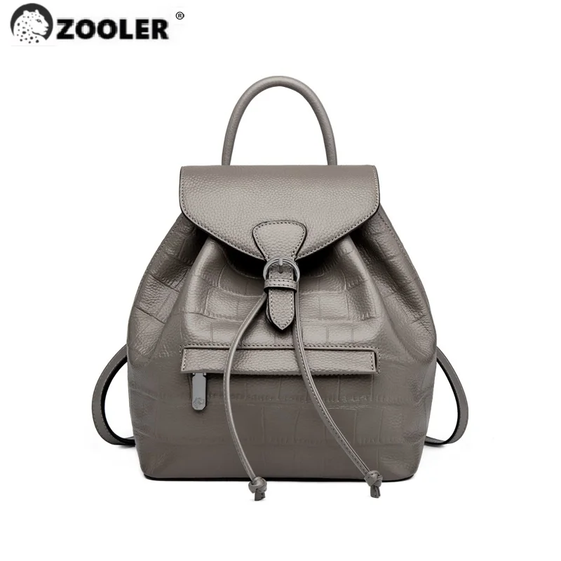 Original Full 100% Real Leather Backpack New Style Solid Women Soft Skin Fashion Girl Travel Bags yc259