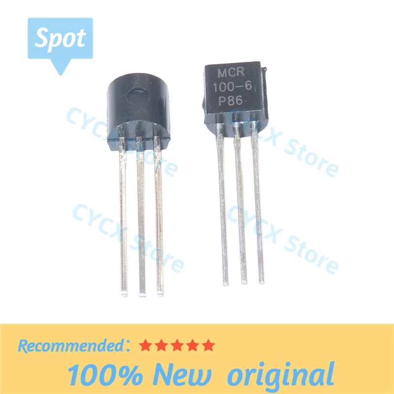 MCR100 MCR100-6, MCR100-8, 2SC1815, 2SA1015, 2SA733, 2SC945, TO-92L, Novo, Em estoque, 100Pcs, Atacado, Frete Grátis