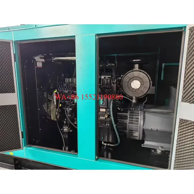 WMWMNU Silent Diesel Generator Set with Auto Start and ATS Soundproof Fuel Efficient for Factory Use Portable