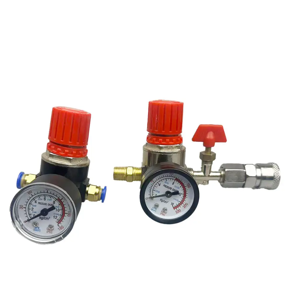For For Yige Air Compressor Regulator Valve Assembly Adjustable Pneumatic Tool Spare Parts With Pressure Gauge
