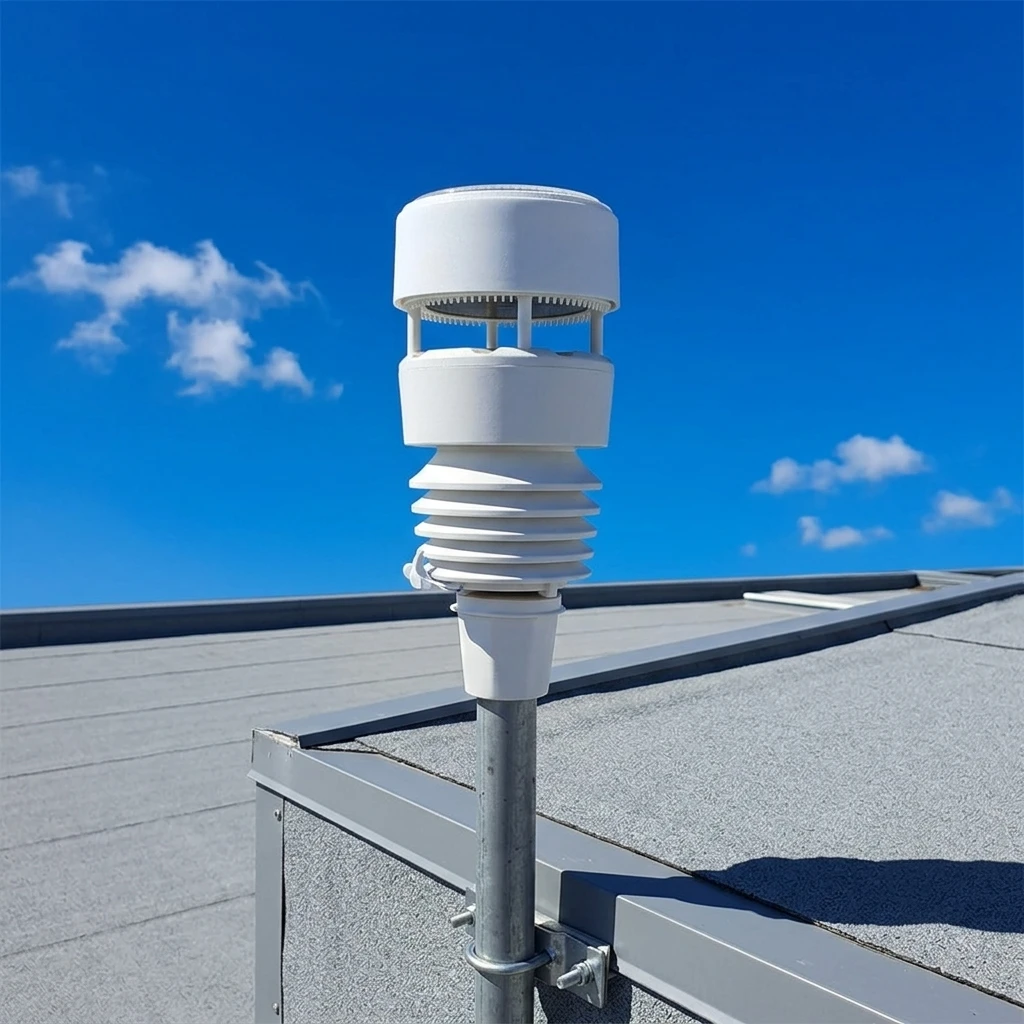 Modbus RTU Ultrasonic Anemometer with Light & UV, Thermo-hygrometer Sensors WN90LP