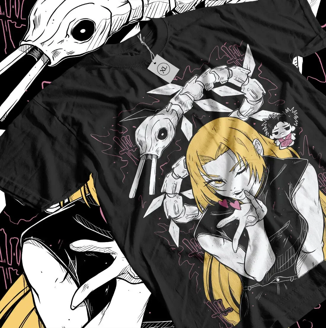 Yuki Tsukumo T-shirt kenjaku Choso jujutsu kaisen Horror Anime Shirt All Size