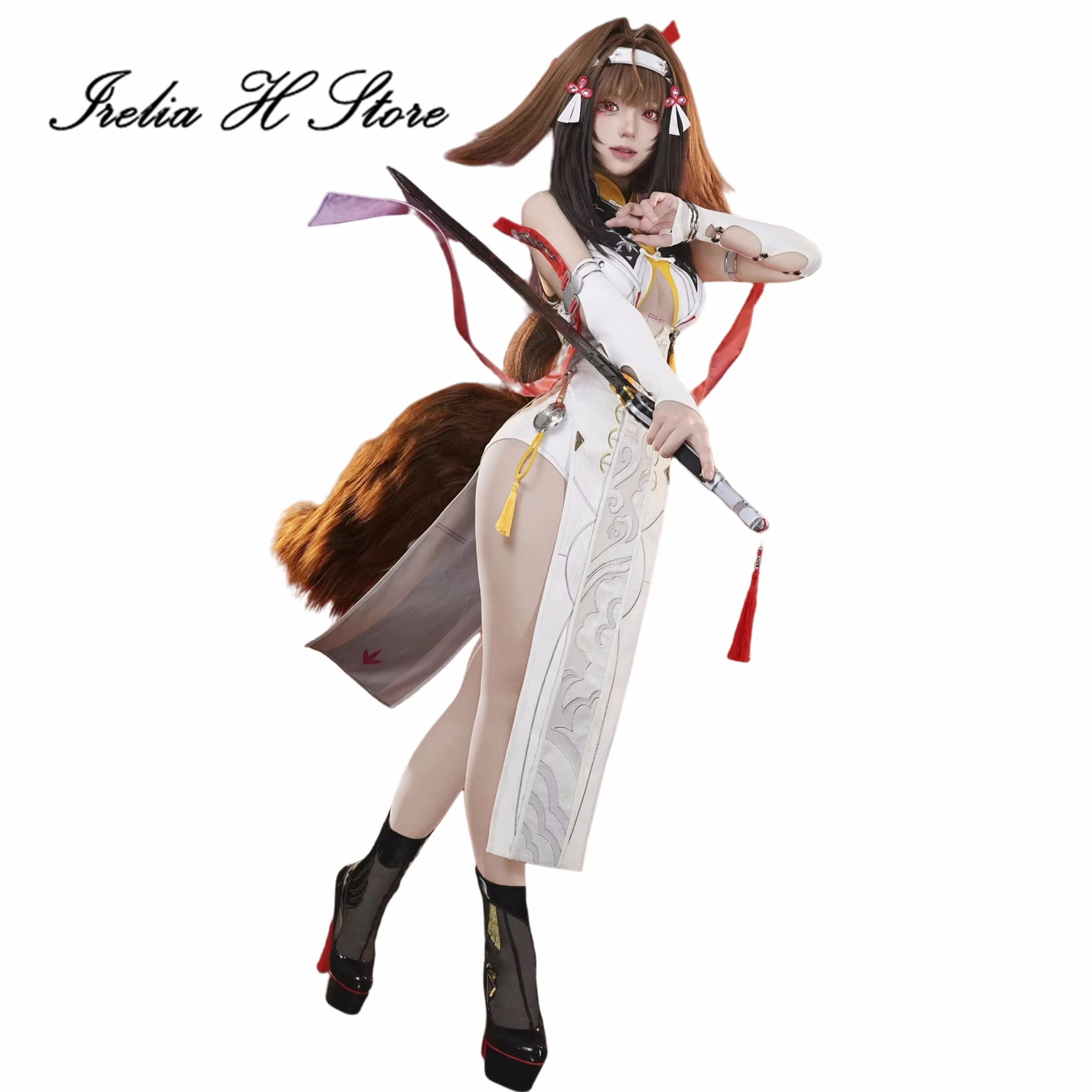 

Irelia H Zenless Zone Zero Ye Shunguang Cosplay Costume Anime AYe Shunguang sexy Dress Halloween Costumes Female