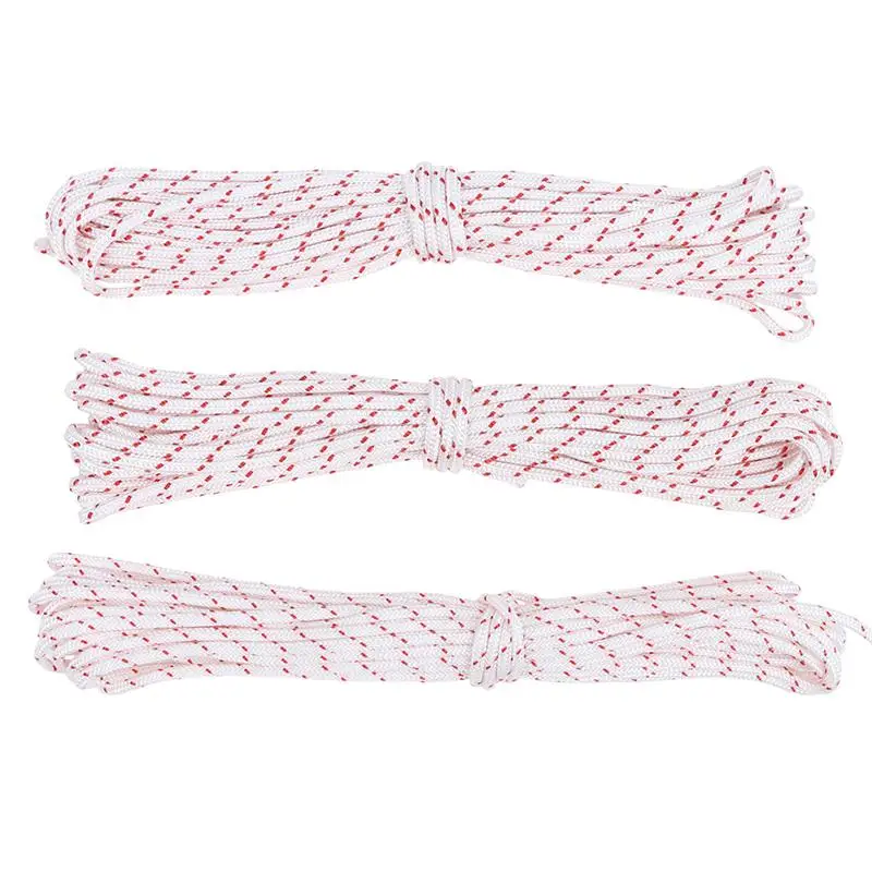 10M Nylon Pull Cord Recoil Starter Rope Replacement For Lawn Mower Chainsaw Trimmer Edger Engine Parts Garden Tool