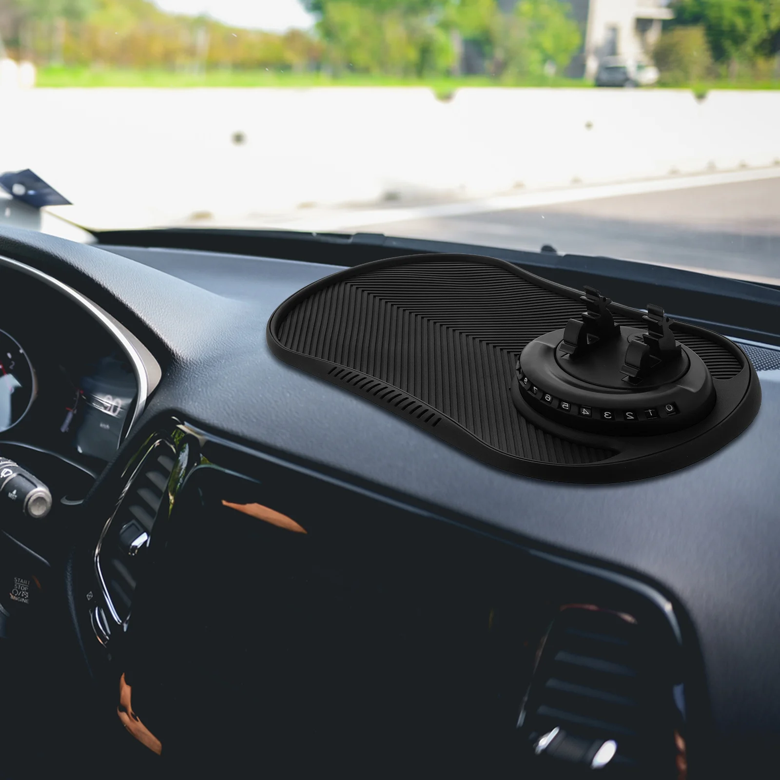 

Car Anti Slip Mat Soft PVC Dashboard Phone Holder Non Slip Car Dash Mat Anti Skid Organizer Phone Grip Storage Auto Holder