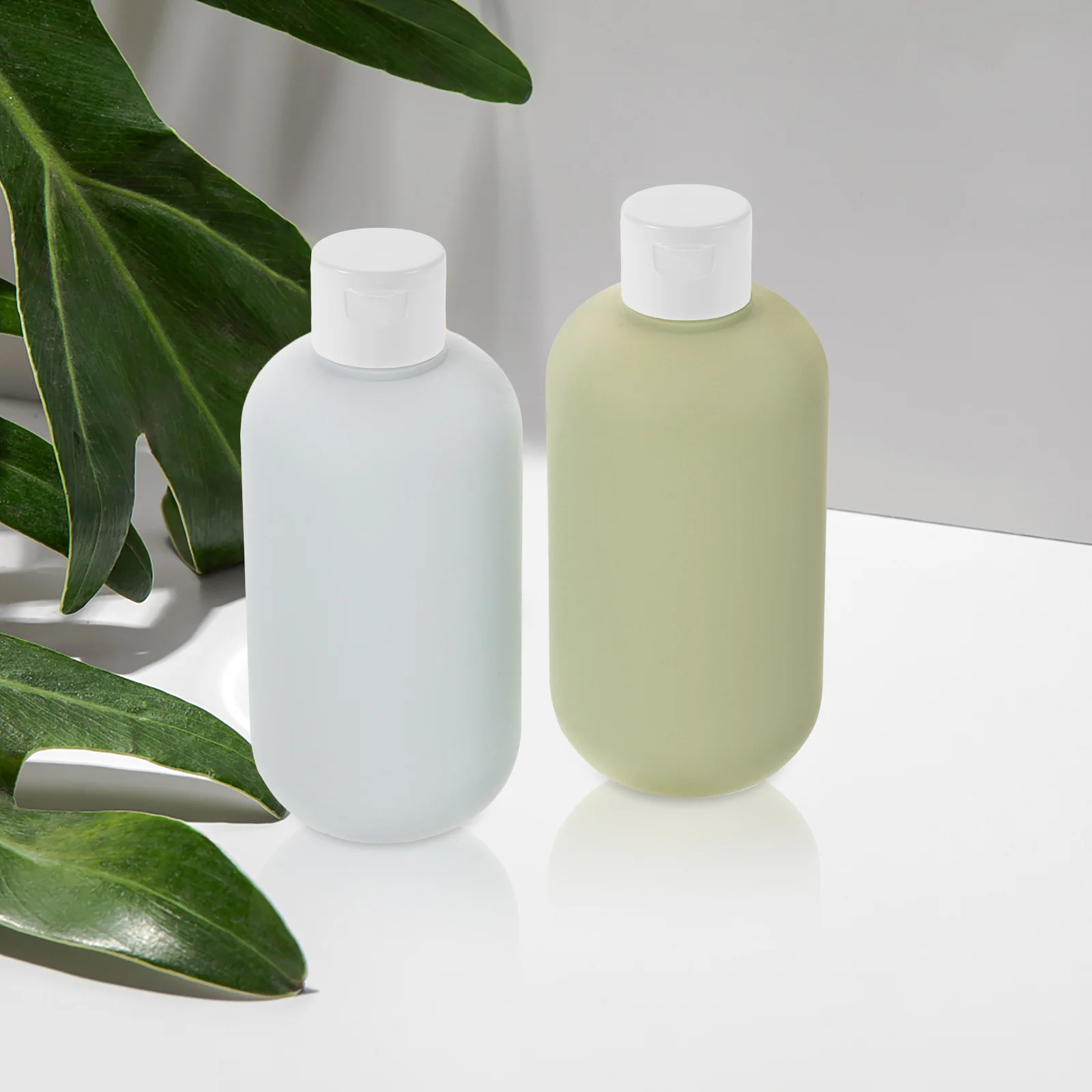 

50Pcs White Flip Top Caps Plastic Dispensing Bottle Caps Replacement for Toothpaste Hand Cream Hand Clean Lotion