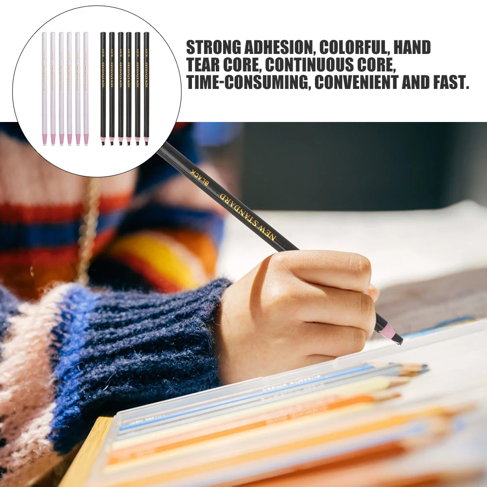 

24pcs Roll Pens Marking Pens Sewing Embroidery Tools Plastic Wax Kids Art Supplies Multi Purpose