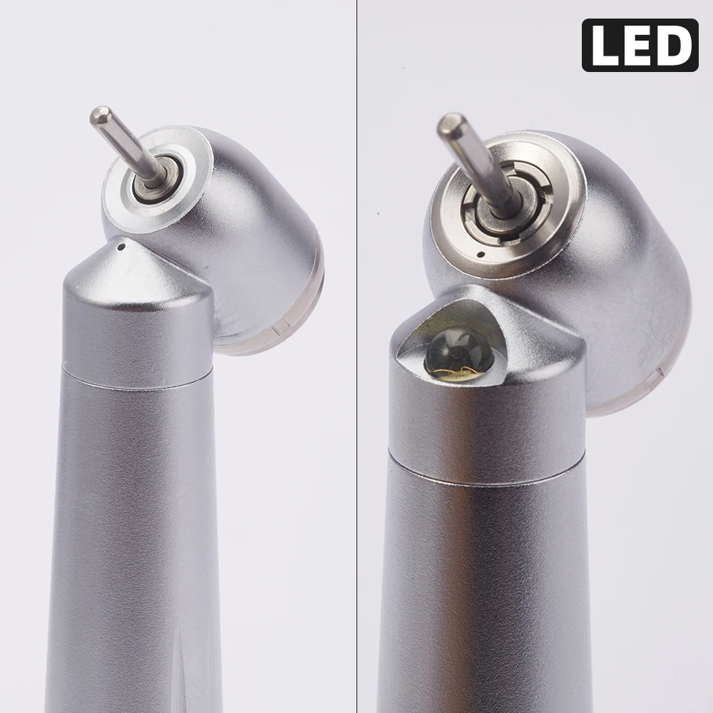 45 Degree LED High Speed Handpiece E-generator Integrated Push Button Handpiece Single Water Spray Dentistry Tool