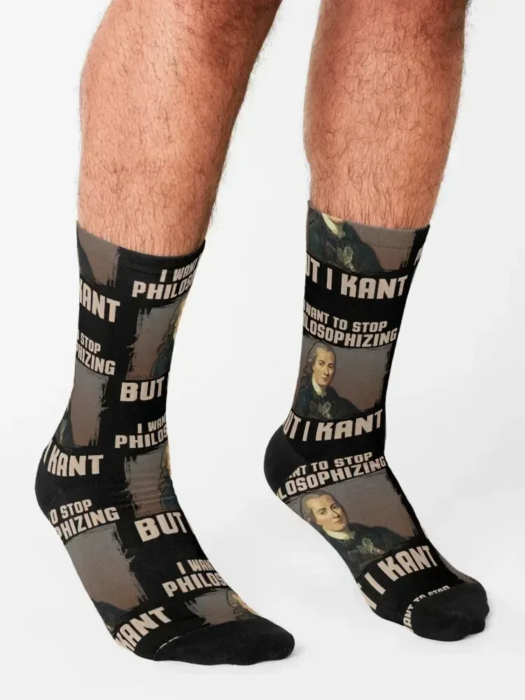 But I Kant stop philosophizing Socks happy warm winter FASHION hiking Boy Child Socks Women's