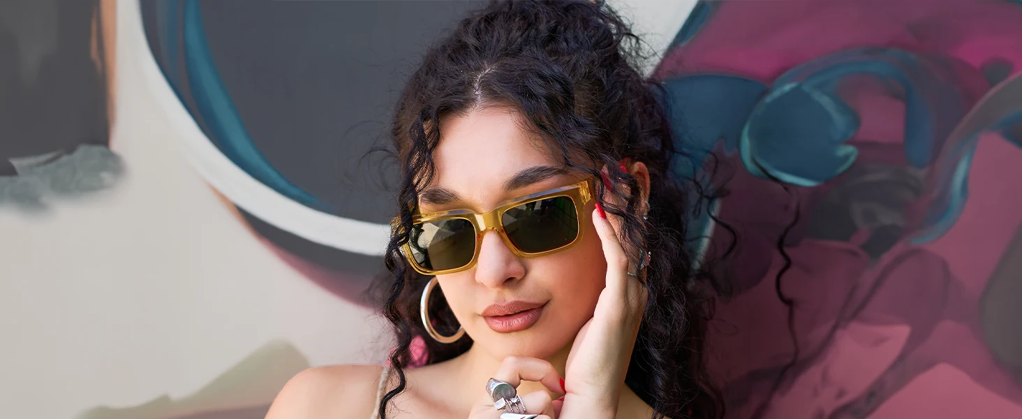 ZENOTTIC Modische rechteckige Sonnenbrille für Herren und Damen, polarisiert, UV400-Schutz, klassische, trendige Sonnenbrille zum Fahren – Detail 3