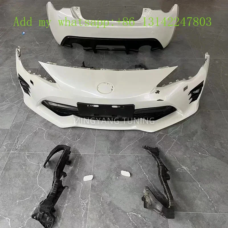 

Pp Plastic Front And Rear Bumper 2013-2016 Upgrade To 2017-2019 Bodykit For GT86 BRZ Old To New Body Kit