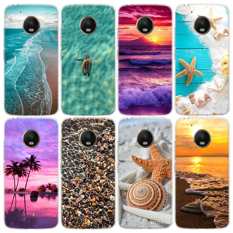 Summer Beach Phone Case For Xiaomi Poco X3 GT X4 NFC M4 M5 M5S X6 X5 Pro 5G M3 Mi F6 F5 F4 F3 F2 F1 TPU Cover Capa Coque Cl