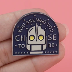Robot Enamel Pins Cartoon Brooches Badge Lapel Pin For Backpack Clothes Accessories Fashion Jewelry Party Gifts