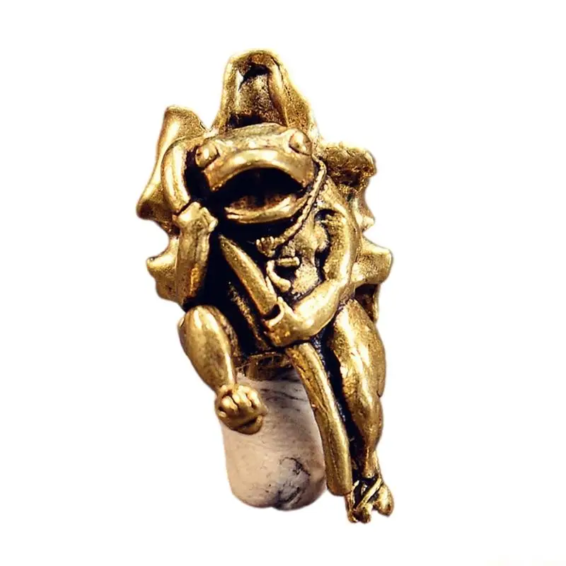 31BF Heavy Duty 250kg Load Bearing Brass Frogs Charm For Survival Gear And Stylish Everyday Carry
