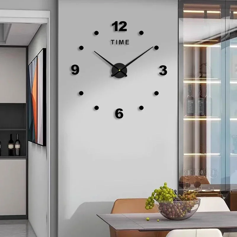 

Design Luxury Wall Clocks Digital Living Room Art Mural Large Restaurant Wall Watch Silent Restaurant Reloj Pared Home Design