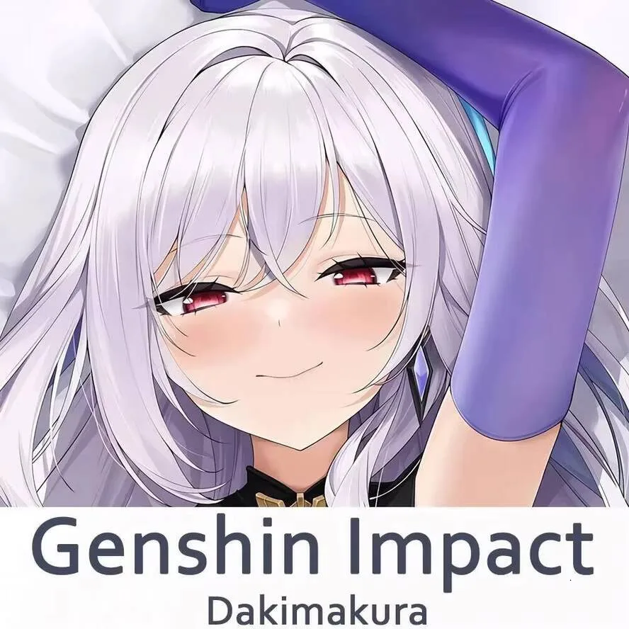 

Dakimakura Skirk Genshin Impact 2WAY Hing Anime Body Pillow Case Cover Game Cushion Xmas Gifts
