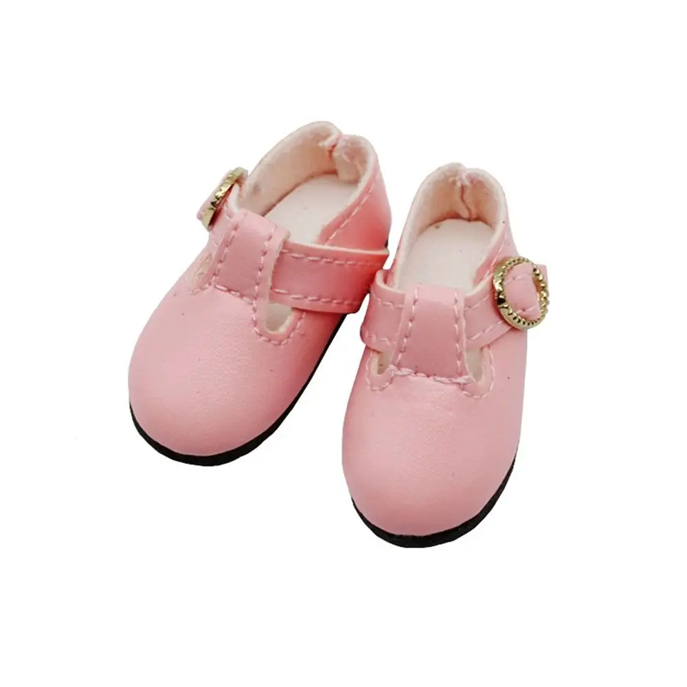 1 para nowych butów dla lalek dla Labubu dla 1/6 BJD dla 15 cm lalki Śliczne buty ze skóry PU dla lalki Blyth Doll Cosplay Akcesoria