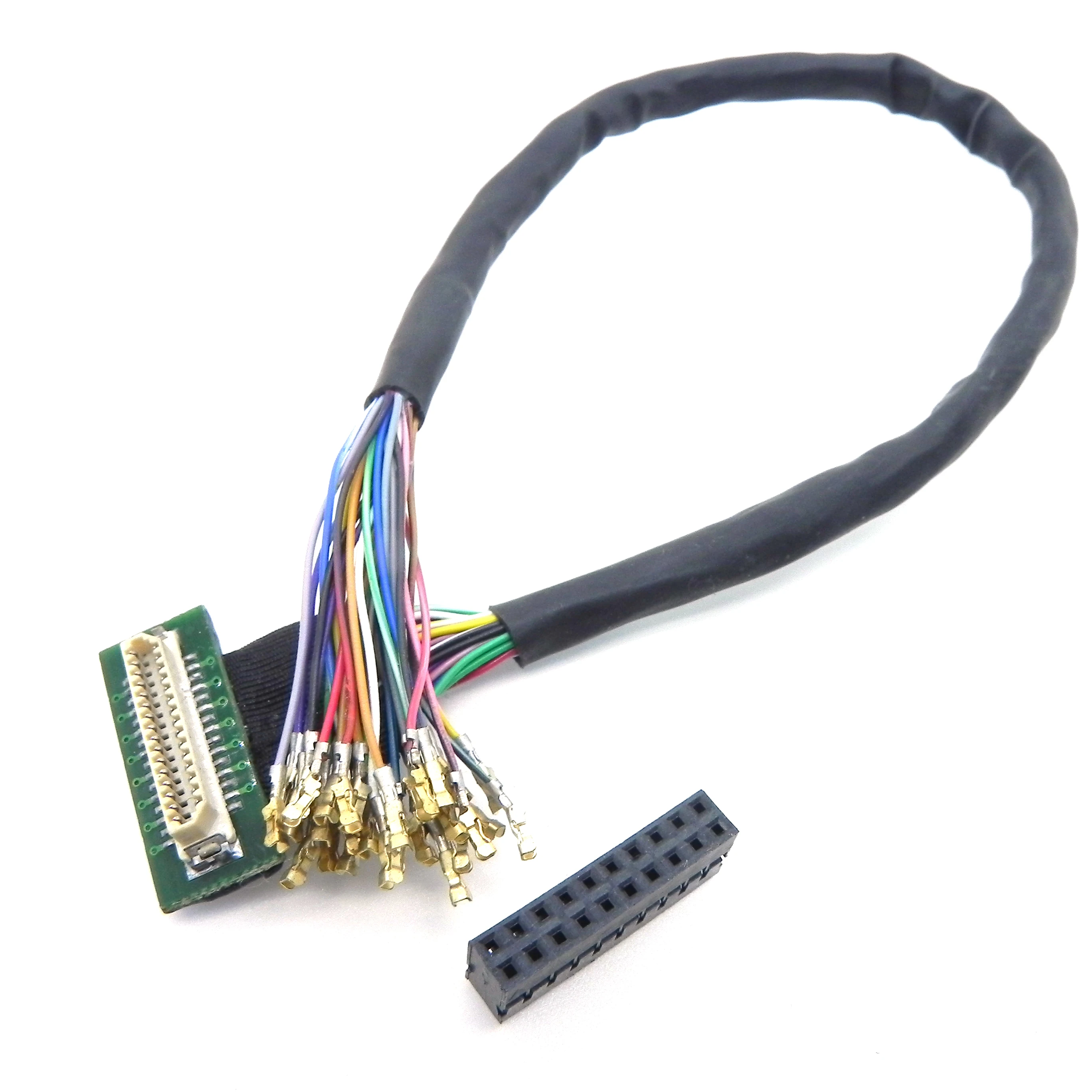 300mm DF9-31S-1V 31Pin Hirose DF9 LVDS Cable 1.0 Pitch DIY Industrial LCD TTL Screen Connection Line