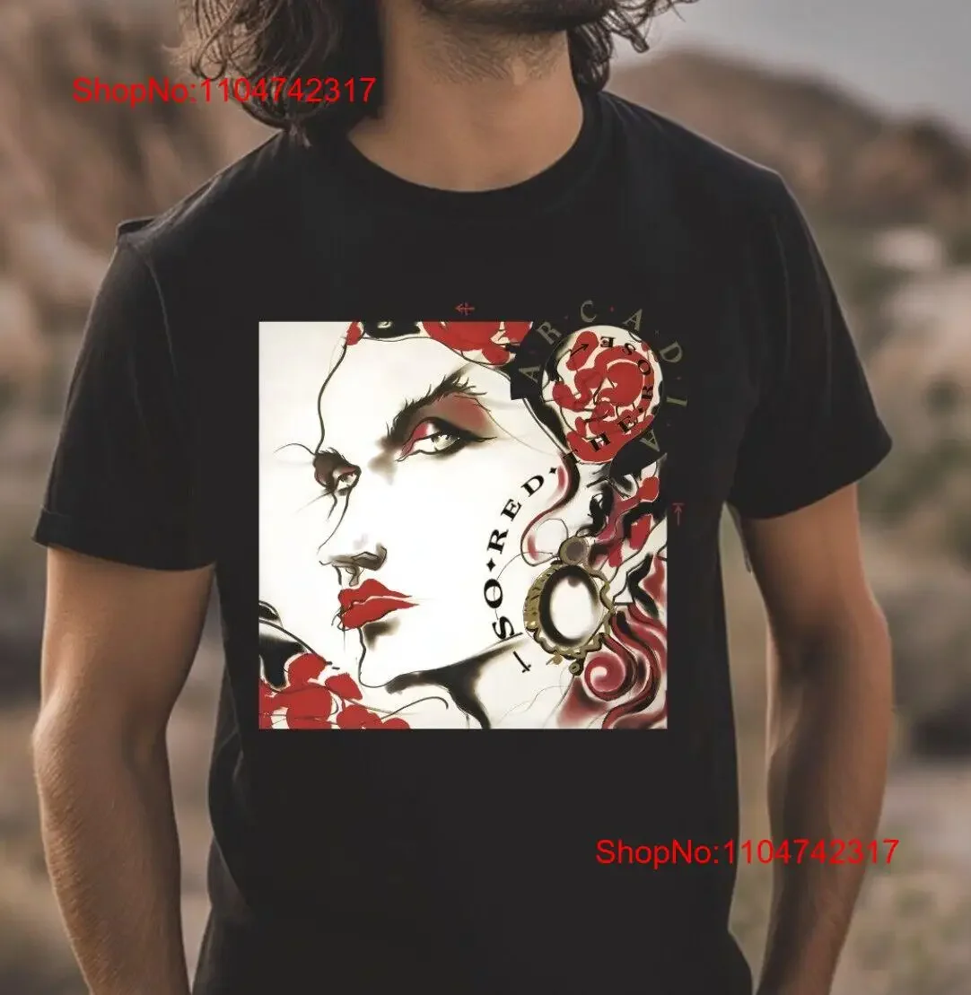ARCADIA SO RED THE ROSE Black T SHIRT SIZE S 5XL vintage Washed fashion homme Unisex Slightly Stylish graphic Soft Casual