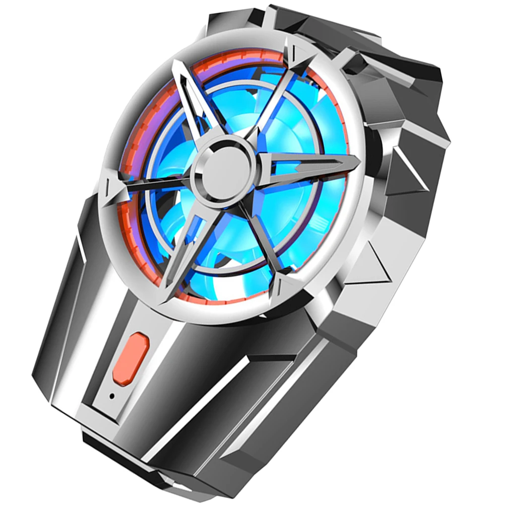 

USB Silent Cooling Radiator Electroplated speed Adjustable Phone Cooler Smartphone Gaming Accessories Mini Cellphone