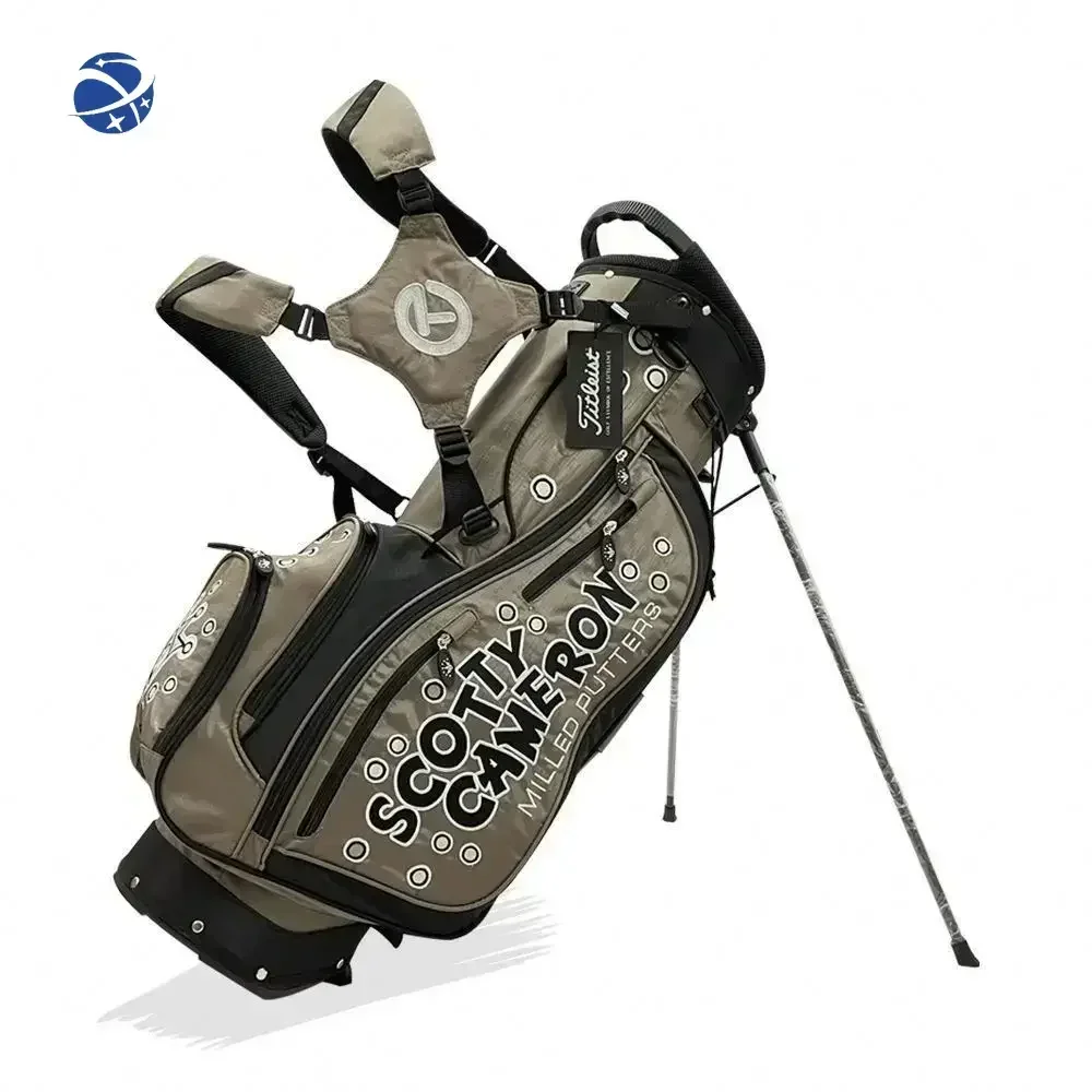 Bolsa de golf unisex vendedora caliente del personal del club del divisor de los bolsillos de la cremallera 7