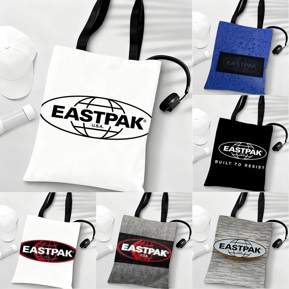 E-E-Eastpak Storage Bags Lightweight Eco Friendly Fashionable Multi Purpose Large Capacity Canvas Shoulder Tote