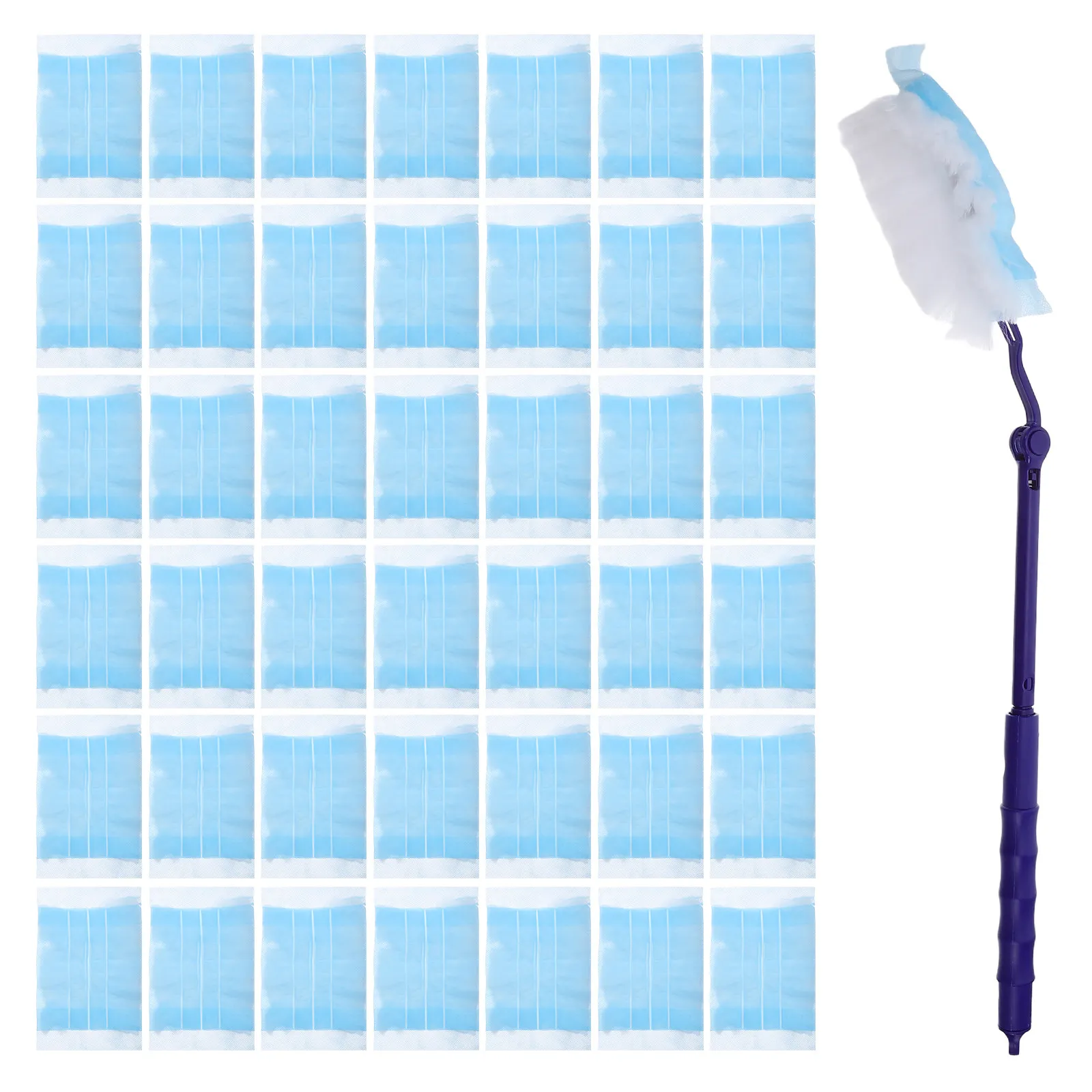 

41 шт. сменных насадок из микрофибры для электростатических пылесосов, для чистки потолочных вентиляторов, жалюзи, мебели, электроники, дома и автомобиля