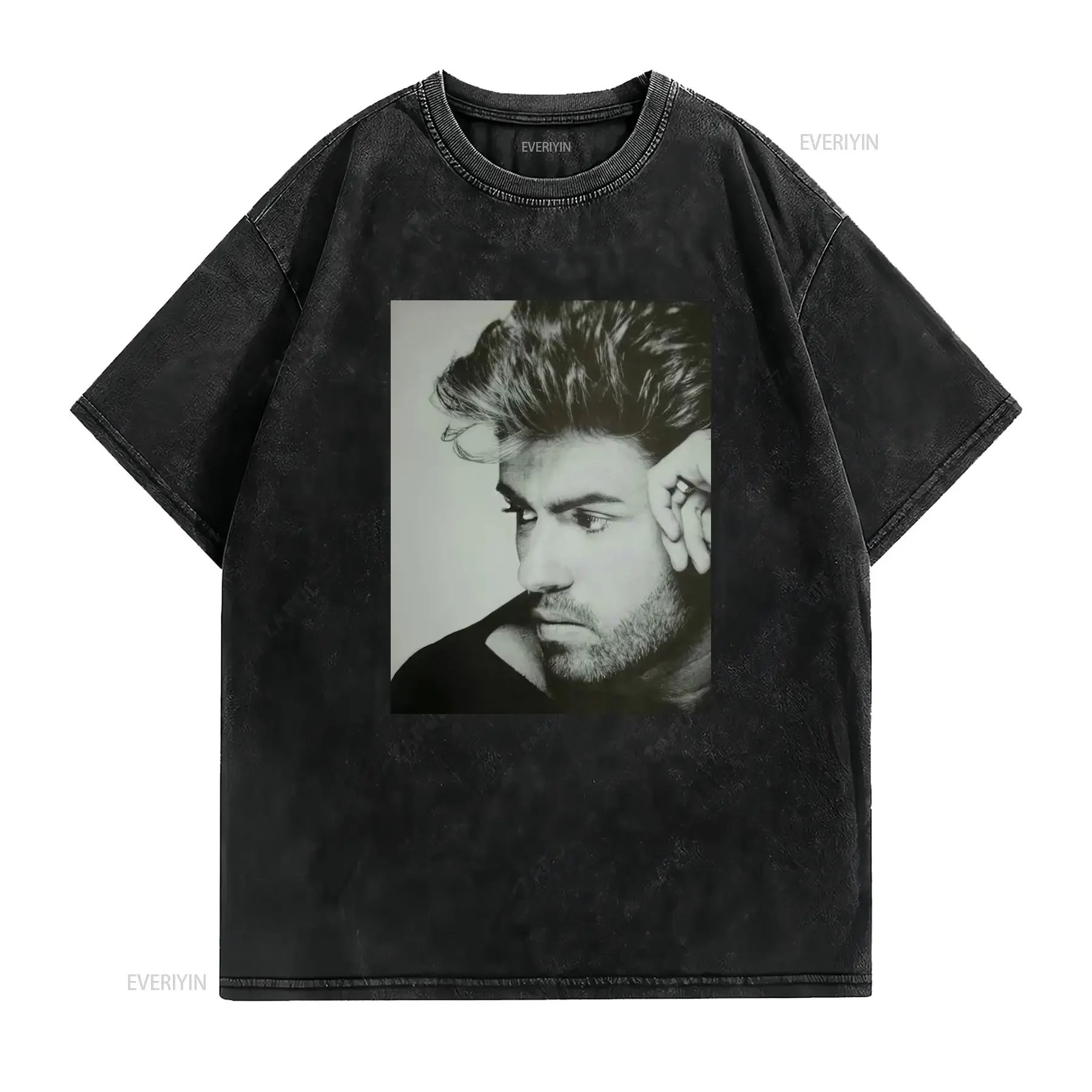 George Micharl Careless Whisper Ultra Cotton T Shirt vintage Washed fashion Breathable Soft graphic Comfortable Casual Slightly