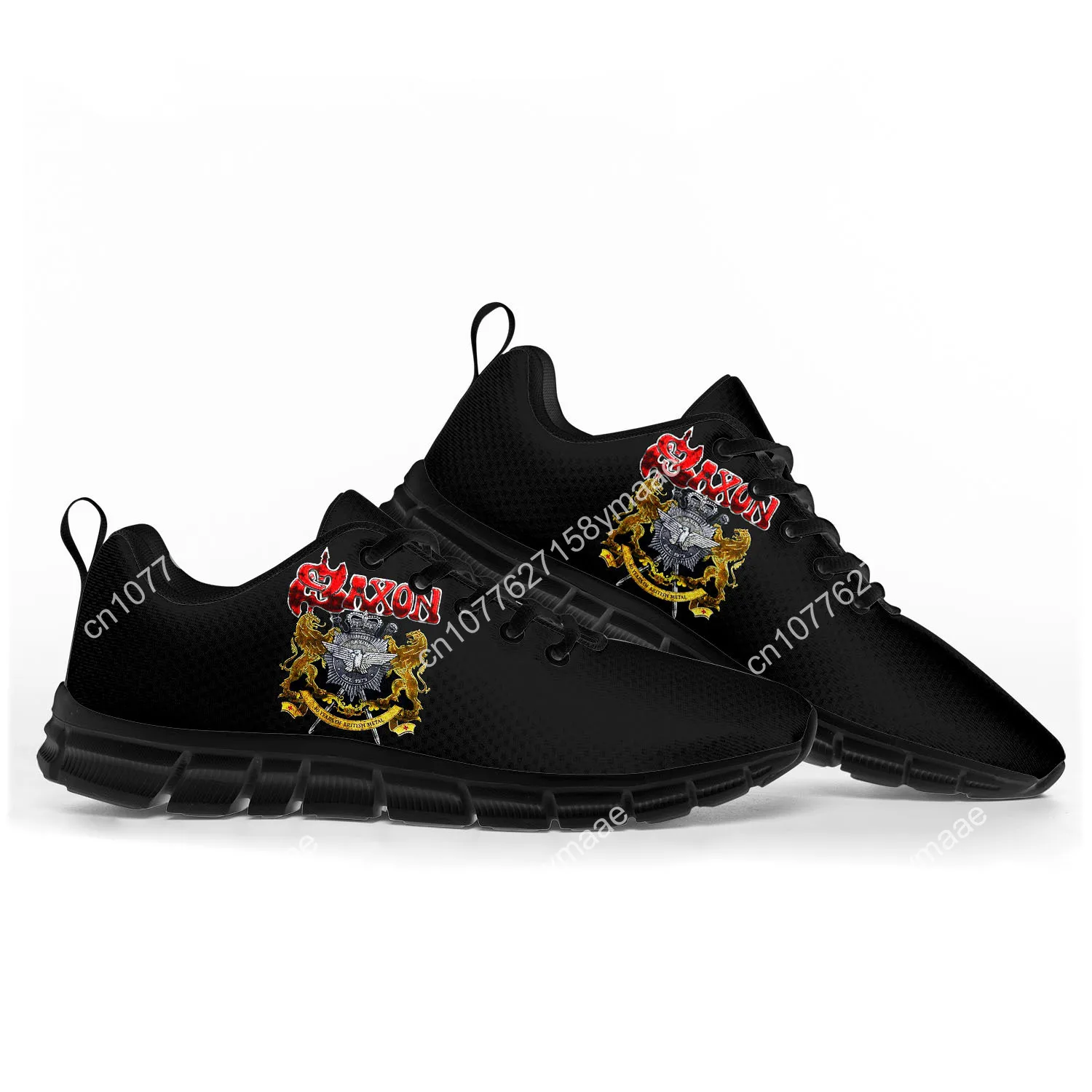Saxon Metal Band Sports Shoes Mens Womens Teenager Children Sneakers High Quality Legion Sneaker Customize Couple Shoe Black