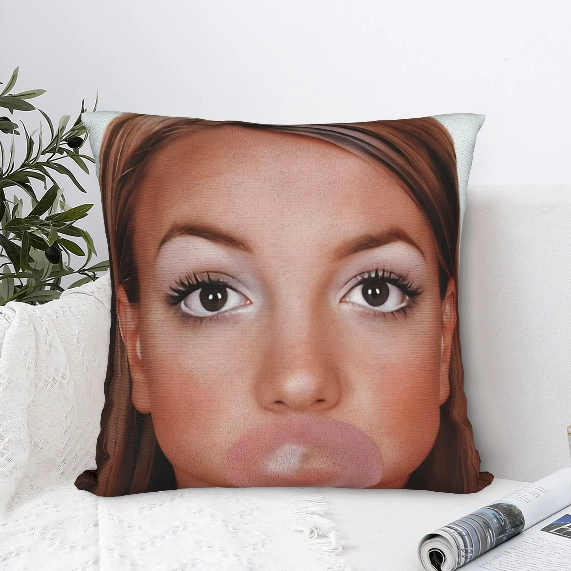 Singer B-Britneys Spears Pillow Case  Soft Pillow Cover Funny Pillowcases For Couch Sofa Bedroom