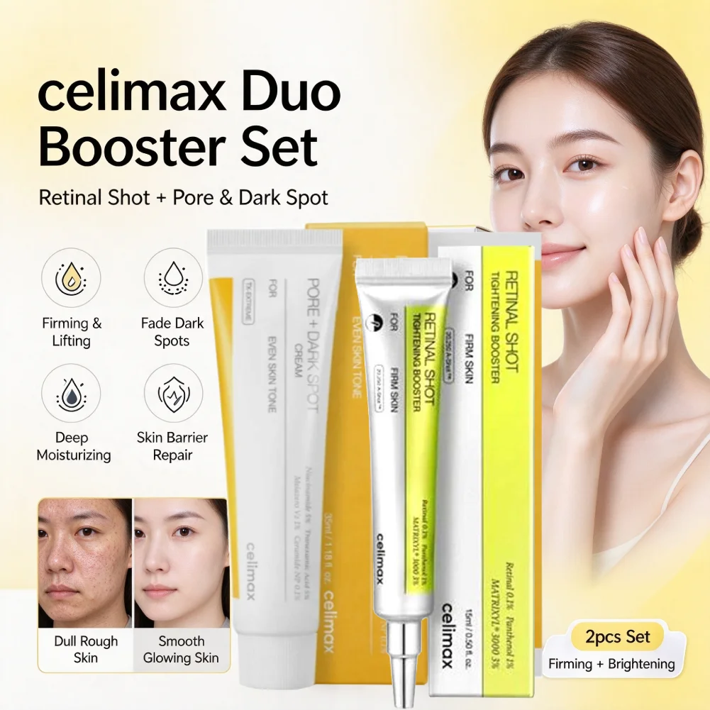 Celimax Niacinamidespot Lightening Essence & Whitening Cream Melasma Pigmentation Remover Hydrating Brightening Anti-Aging Care