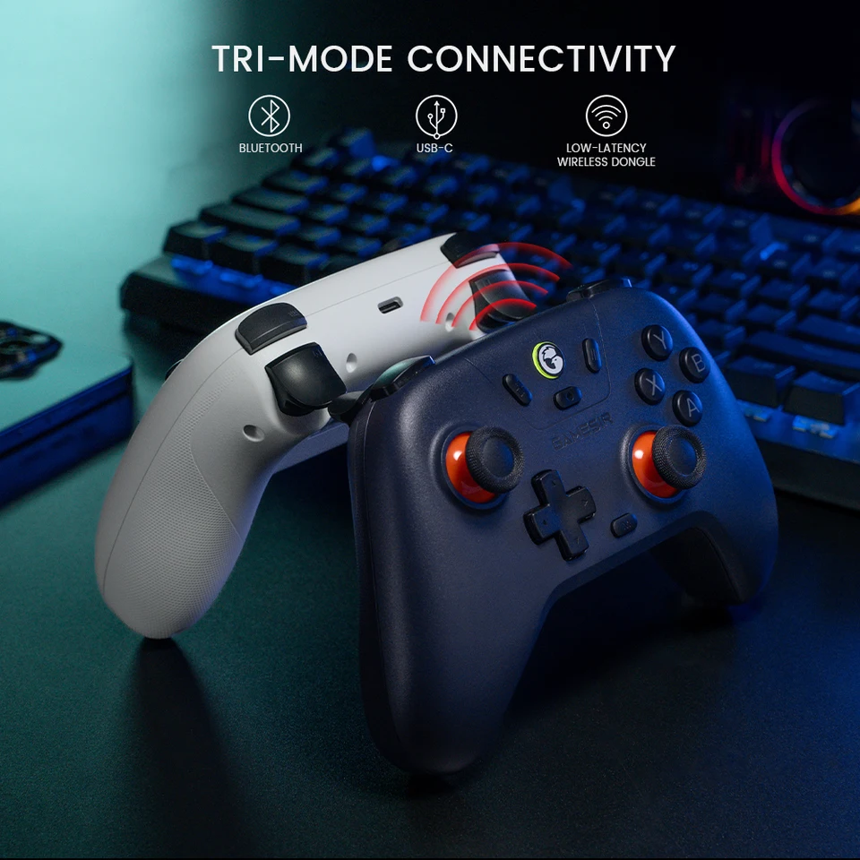 GameSir Nova Lite Gamepad inalámbrico controlador de juegos para Switch, Android, iOS, PC y juegos de Steam con joystick Hall Effect 2