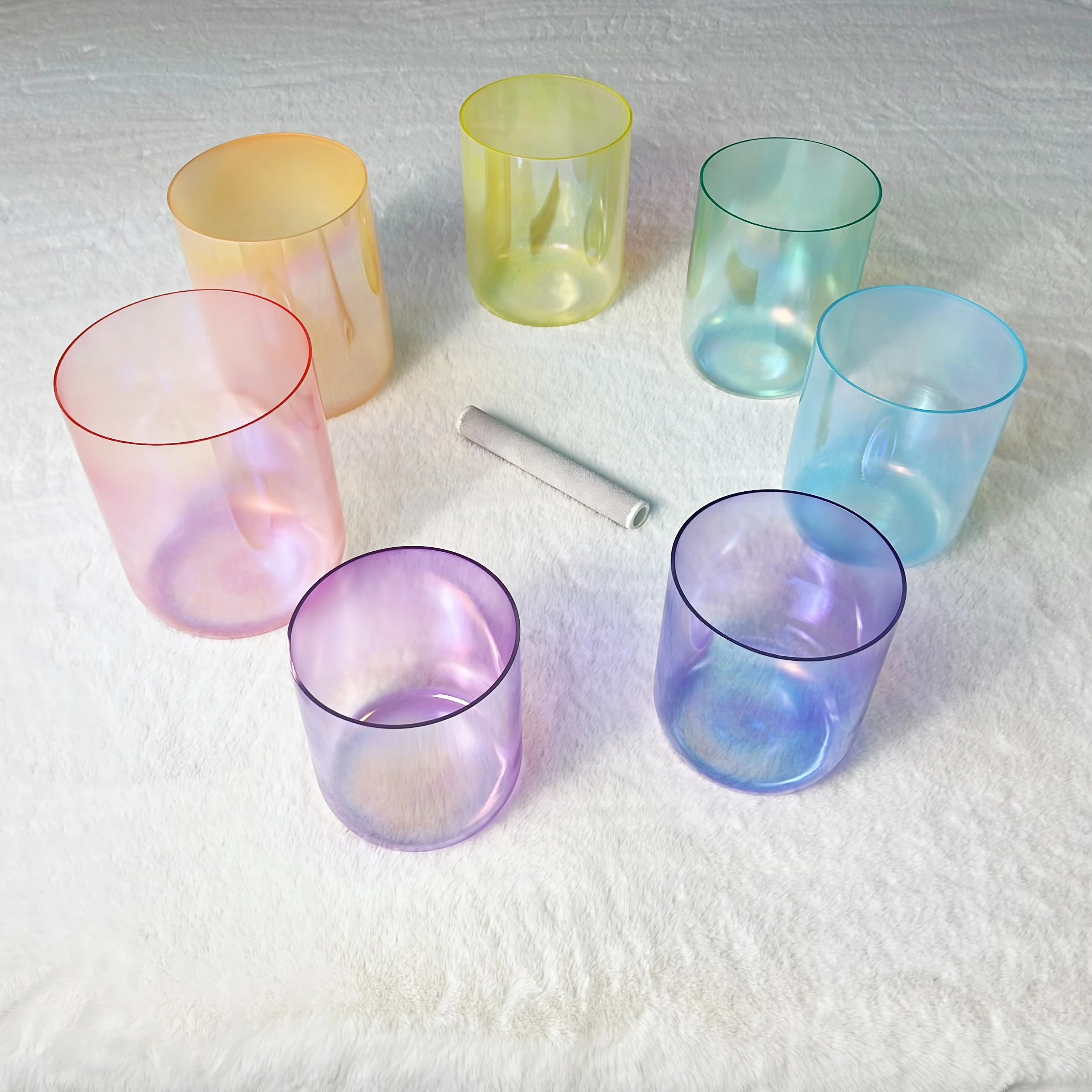 

Quality assurance 440hz crystal singing bowl sound healing matte singing