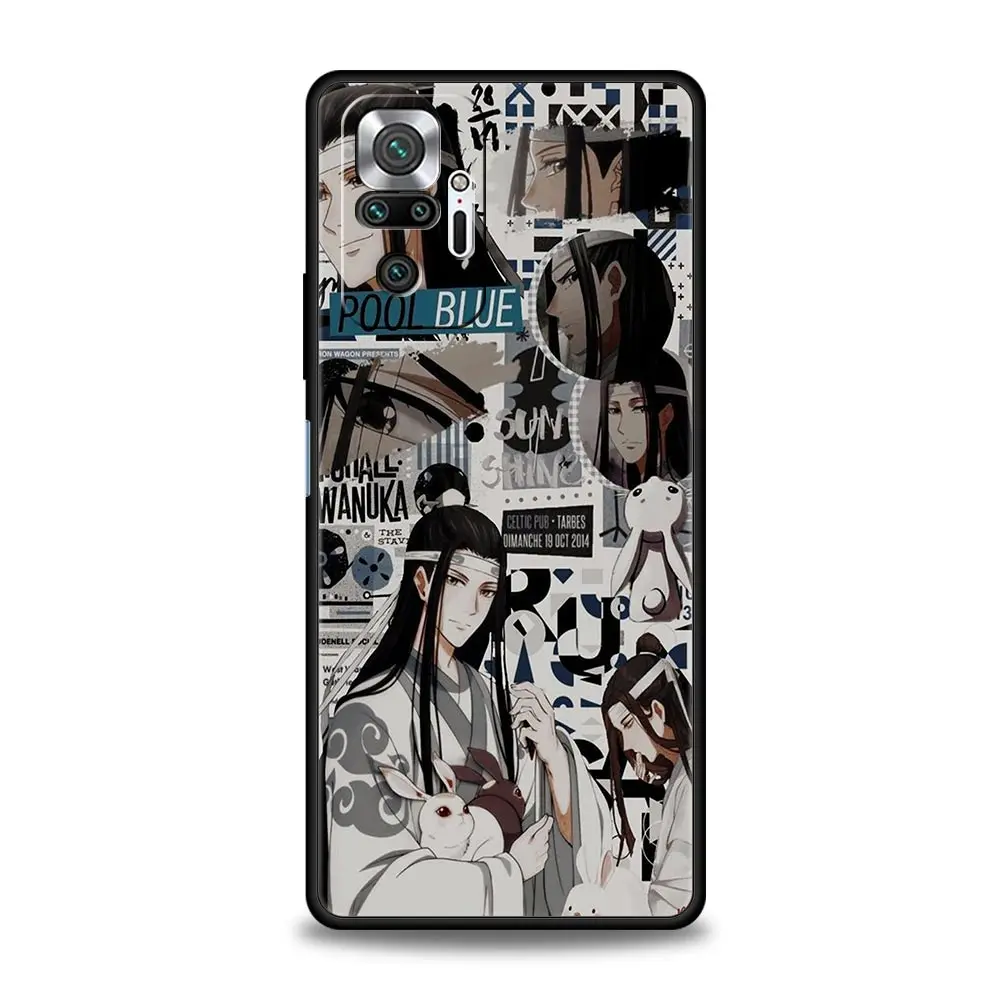 أنيمي مو داو زو شي MDZS الحال بالنسبة شاومي Redmi نوت 11 10 9s برو K50 7 8 9 8A 9A 9C 8T 9T 11T 5G K40 الألعاب غطاء الهاتف كوكه