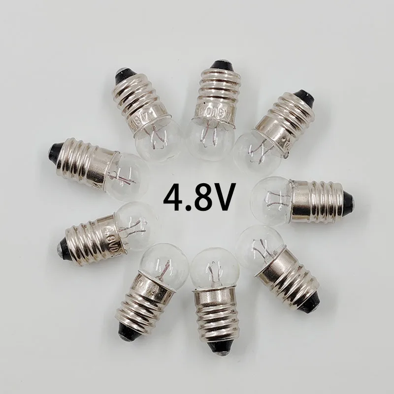 10 Stück Probe 0,3 A 1,5 V 2,5 V 3,8 V / 5,2 V 6,2 V 0,5 A kleine Glühlampen Lichtperlen