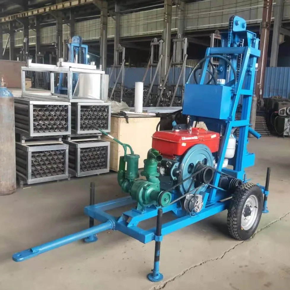 Yugong Easy Operation Hydraulic Drilling Machine Small Water Well Drilling Rig Machine